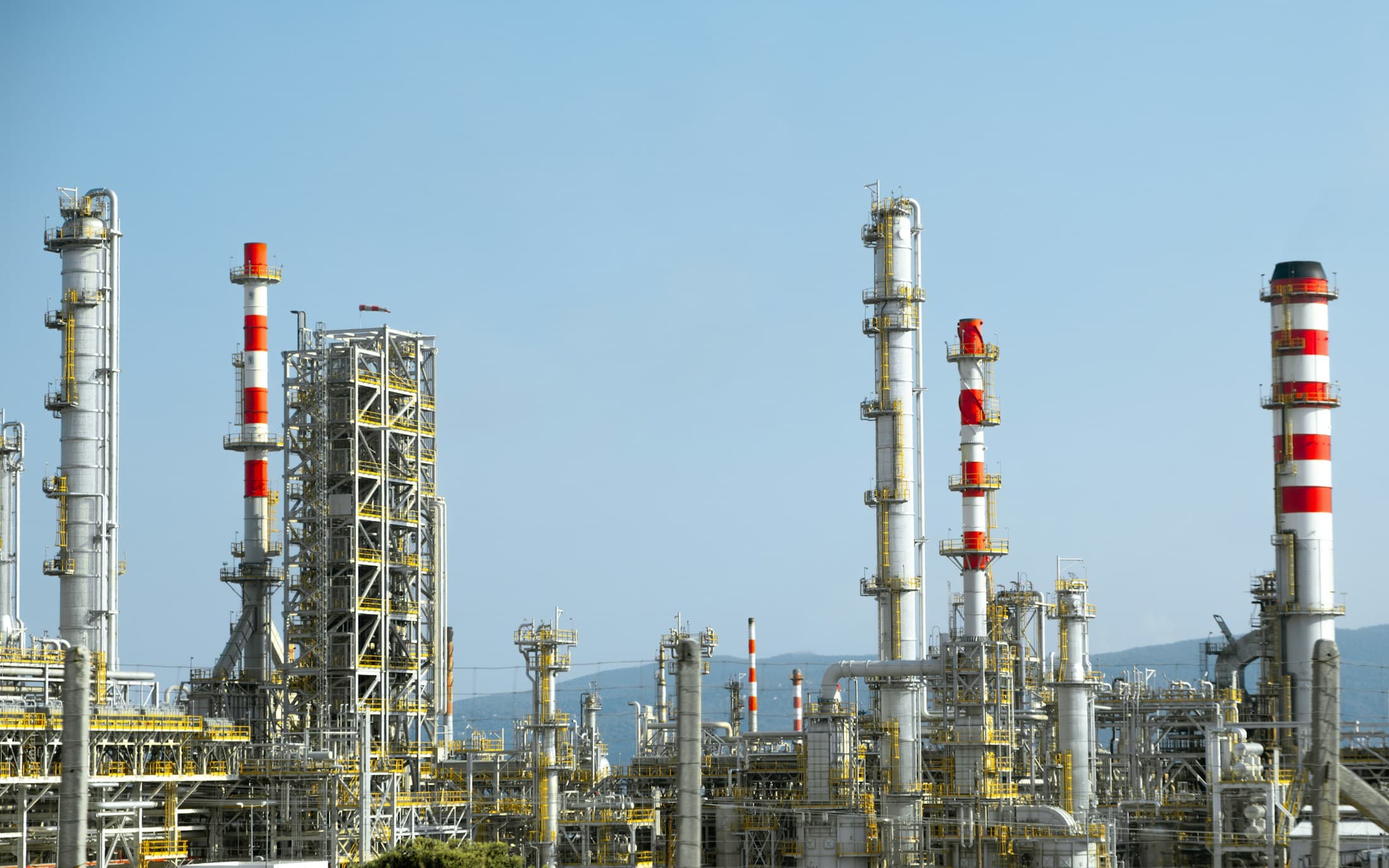 Process plant towers and piping